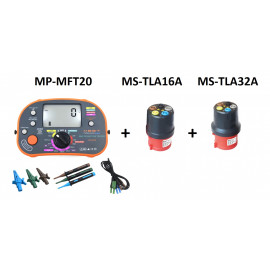 MP-MFT20+TLA16A+TLA32A 專業級別多功能5合1測試儀 + 三相轉換頭, 16A+32A MP-MFT20+TLA16A+TLA32A 專業級別多功能5合1測試儀 + 三相轉換頭, 16A+32A