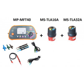 MP-MFT40+TLA16A+TLA32A  專業級別多功能6合1測試儀 + 三相轉換頭, 16A+32A MP-MFT40+TLA16A+TLA32A  專業級別多功能6合1測試儀 + 三相轉換頭, 16A+32A