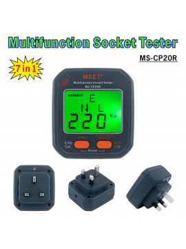 MS-CP20R  多功能插座 ( 恐龍蛋 ) 測試儀